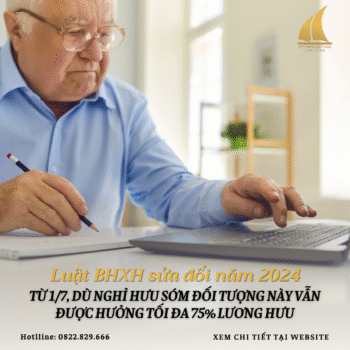 Từ ngày 01/7/2025, dù nghỉ hưu sớm đối tượng này vẫn được hưởng tối đa 75% lương hưu