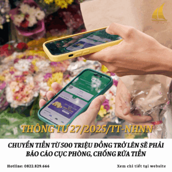 Chuyển tiền từ 500 triệu đồng trở lên sẽ phải báo cáo Cục Phòng, chống rửa tiền theo Thông tư 27/2025/TT-NHNN