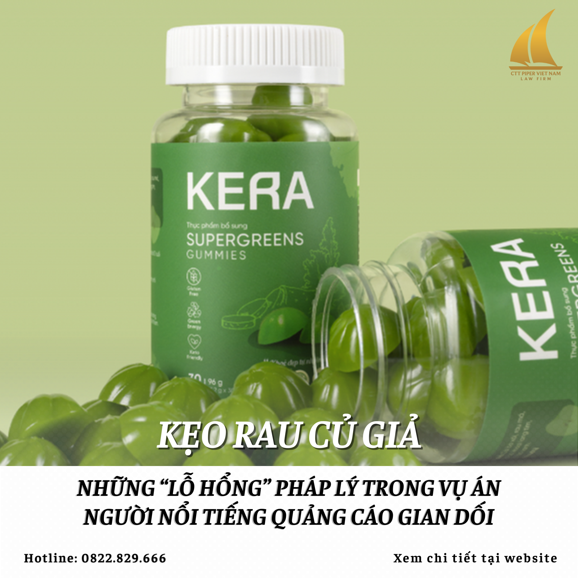 Những “bất cập” pháp lý trong vụ án 3 người nổi tiếng bán kẹo rau củ giả