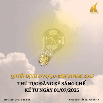Kể từ ngày 01/07/2025, Thủ tục đăng ký sáng chế sẽ được thực hiện theo trình tự nào?