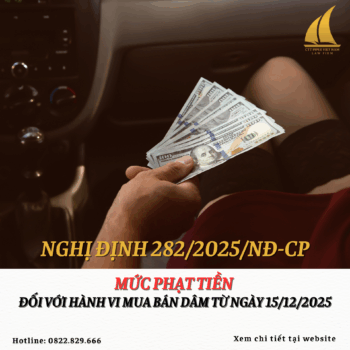 Mức phạt tiền đối với hành vi mua bán dâm theo Nghị định 282/2025/NĐ-CP từ ngày 15/12/2025