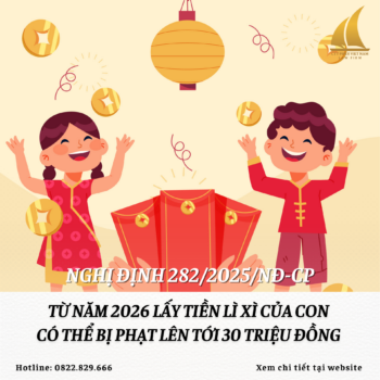 Từ năm 2026 lấy tiền lì xì của con có thể bị phạt lên tới 30 triệu đồng theo Nghị định 282/2025/NĐ-CP