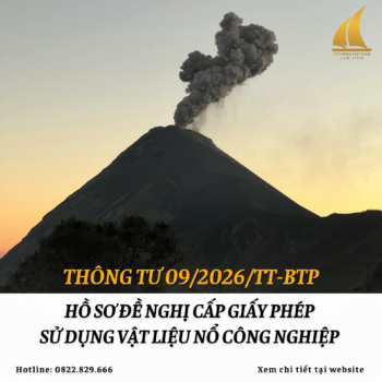 Hồ sơ đề nghị cấp giấy phép sử dụng vật liệu nổ công nghiệp