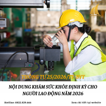 Nội dung khám sức khỏe định kỳ cho người lao động năm 2026